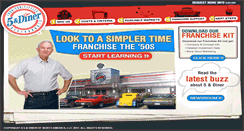 Desktop Screenshot of 5anddinerfranchise.com